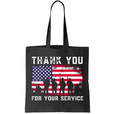 Thank You Veterans For Your Service Veterans Day Tote Bag