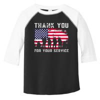 Thank You Veterans For Your Service Veterans Day Toddler Fine Jersey T-Shirt