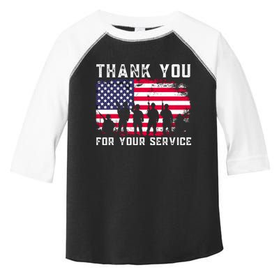 Thank You Veterans For Your Service Veterans Day Toddler Fine Jersey T-Shirt