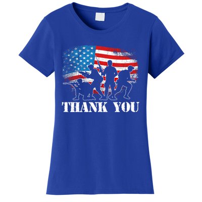 Thank You! Veterans Day And Memorial Day Partiotic Military Gift Women's T-Shirt