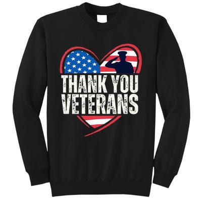 Thank You Veterans Day Memorial Day Partiotic Military Usa Sweatshirt