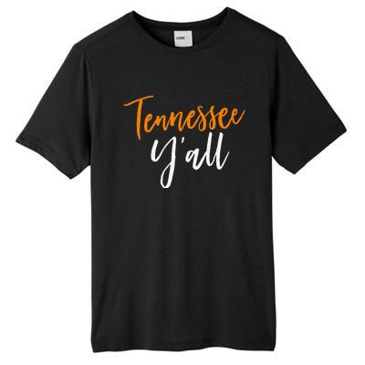 Tennessee YAll Vintage Fall Southern Cute Sports Gift Tall Fusion ChromaSoft Performance T-Shirt