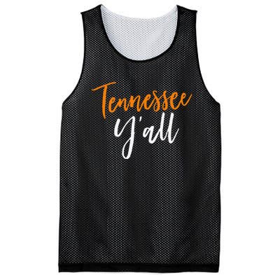 Tennessee YAll Vintage Fall Southern Cute Sports Gift Mesh Reversible Basketball Jersey Tank