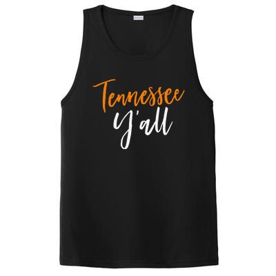 Tennessee YAll Vintage Fall Southern Cute Sports Gift PosiCharge Competitor Tank