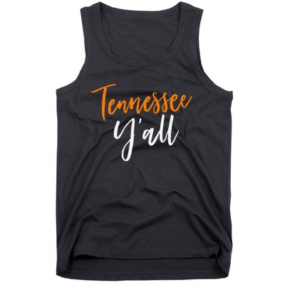 Tennessee YAll Vintage Fall Southern Cute Sports Gift Tank Top