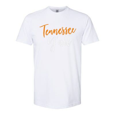 Tennessee YAll Vintage Fall Southern Cute Sports Gift Softstyle CVC T-Shirt