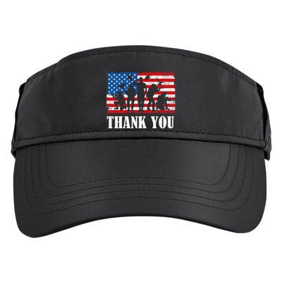 Thank You! Veterans Day & Memorial Day Partiotic Military Adult Drive Performance Visor