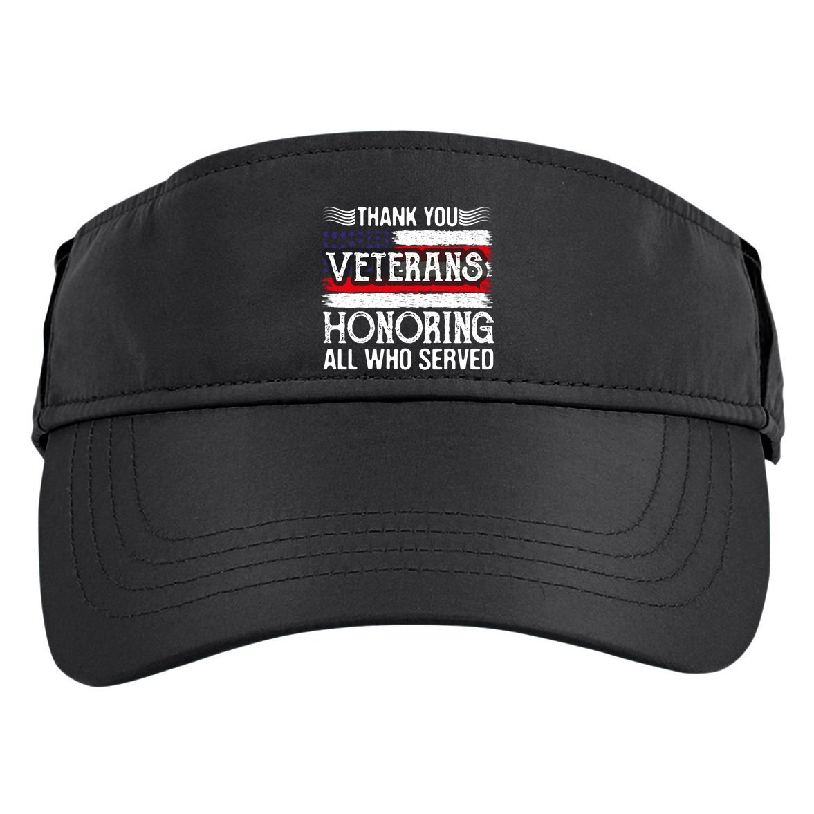 Thank You Veterans Day Honoring All Who Served Us Flag Adult Drive Performance Visor