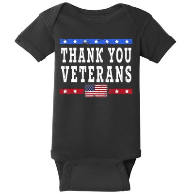 Thank You! Veterans Day & Memorial Day Partiotic Military Baby Bodysuit