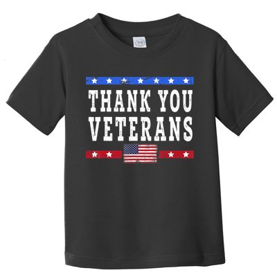 Thank You! Veterans Day & Memorial Day Partiotic Military Toddler T-Shirt