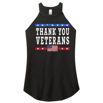 Thank You! Veterans Day & Memorial Day Partiotic Military Women’s Perfect Tri Rocker Tank