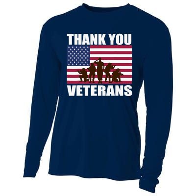 Thank You Veterans Day, Day Memorial Cooling Performance Long Sleeve Crew