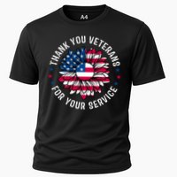 Thank You Veterans For You Service Usa Floral Performance Shirt