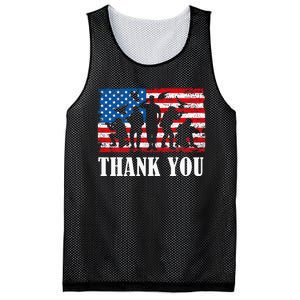 Thank You! Veterans Day & Memorial Day Partiotic Military Mesh Reversible Basketball Jersey Tank