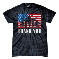 Thank You! Veterans Day & Memorial Day Partiotic Military Tie-Dye T-Shirt