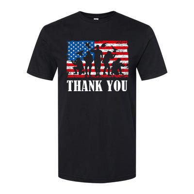 Thank You! Veterans Day & Memorial Day Partiotic Military Softstyle CVC T-Shirt