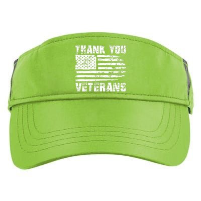 Thank You Veterans American Flag Proud Veteran Adult Drive Performance Visor