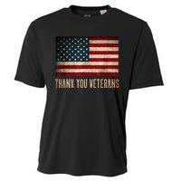 Thank You Veterans Day Military Life Army Affairs Grateful Cooling Performance Crew T-Shirt