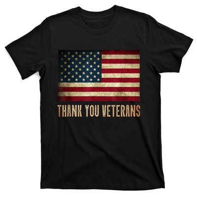 Thank You Veterans Day Military Life Army Affairs Grateful T-Shirt