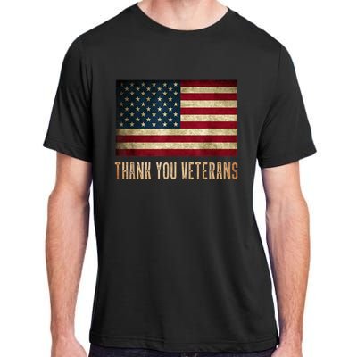 Thank You Veterans Day Military Life Army Affairs Grateful Adult ChromaSoft Performance T-Shirt