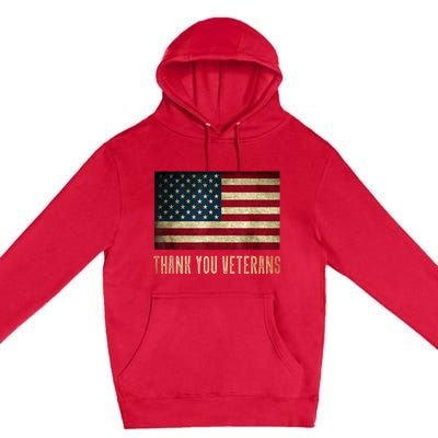 Thank You Veterans Day Military Life Army Affairs Grateful Premium Pullover Hoodie