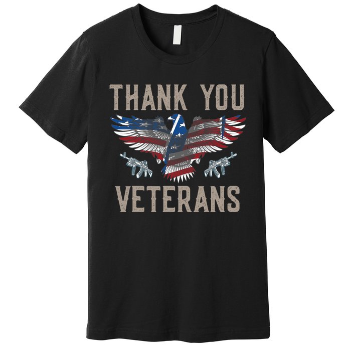 Thank You Veterans Will Make An Amazing Veterans Day US Eagle Premium T-Shirt