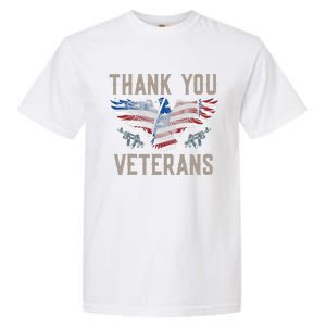 Thank You Veterans Will Make An Amazing Veterans Day US Eagle Garment-Dyed Heavyweight T-Shirt