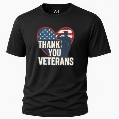 Thank You Veterans Cooling Performance Crew T-Shirt