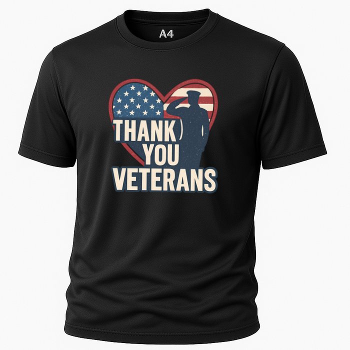Thank You Veterans Cooling Performance Crew T-Shirt