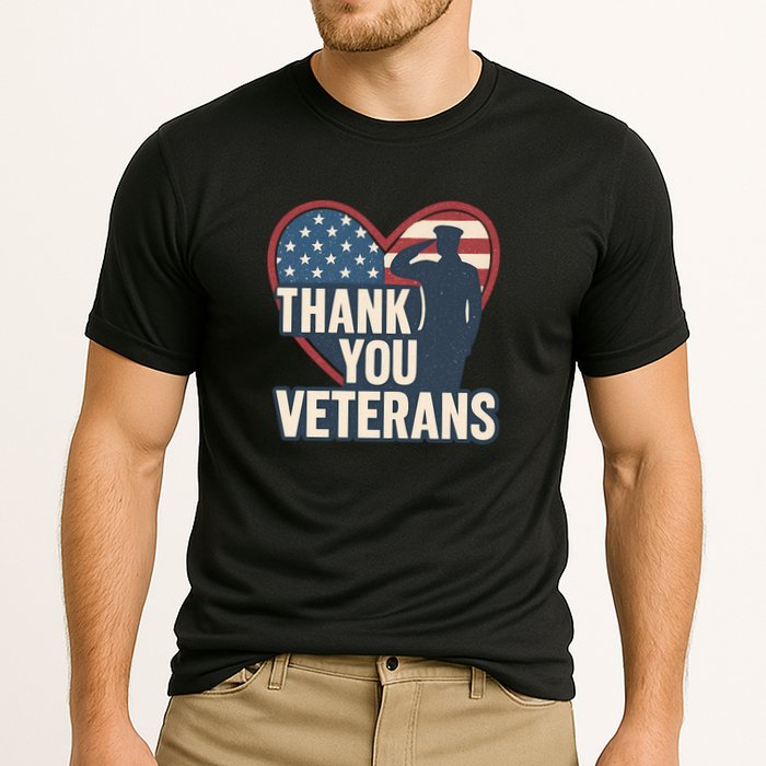 Thank You Veterans Cooling Performance Crew T-Shirt