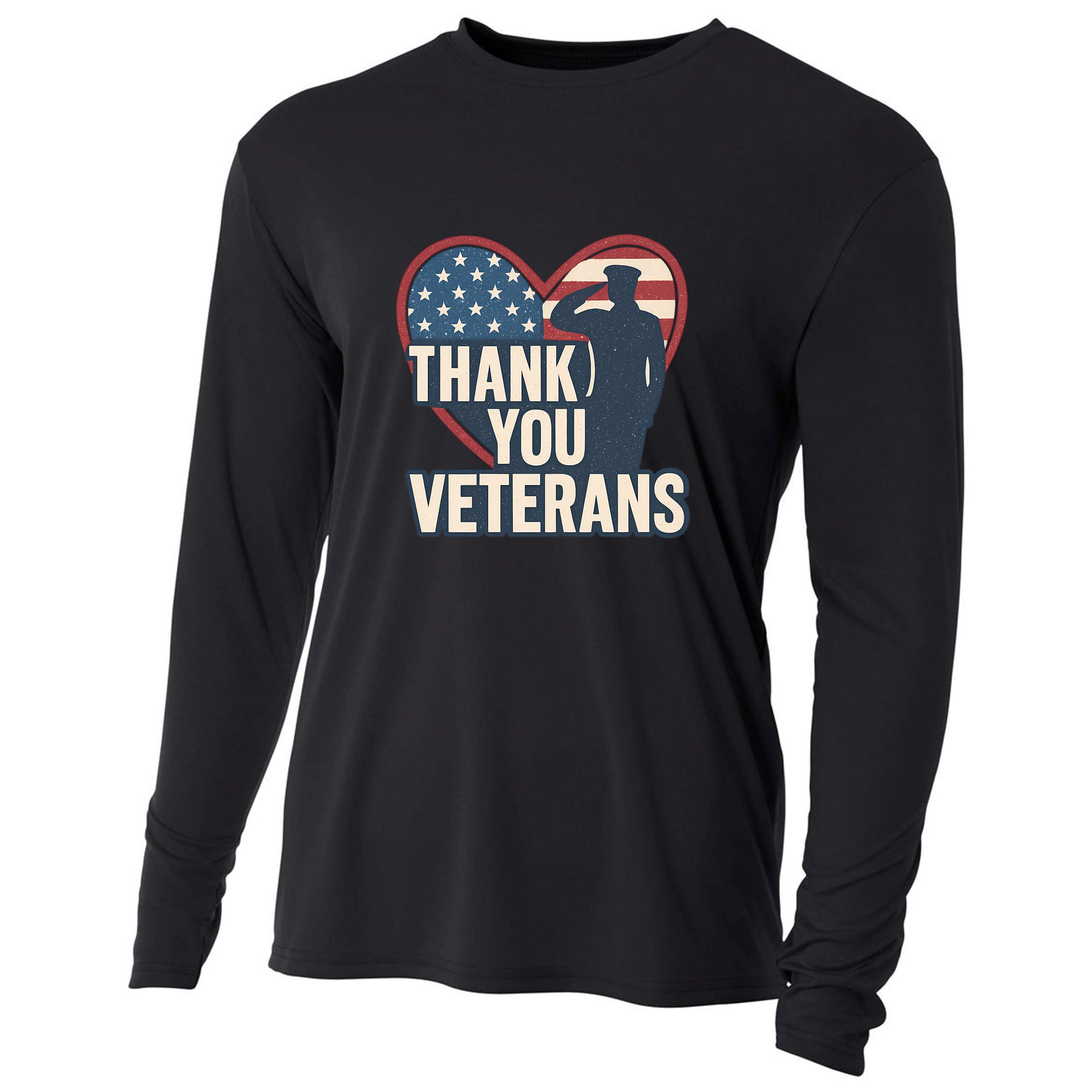 Thank You Veterans Cooling Performance Long Sleeve Crew