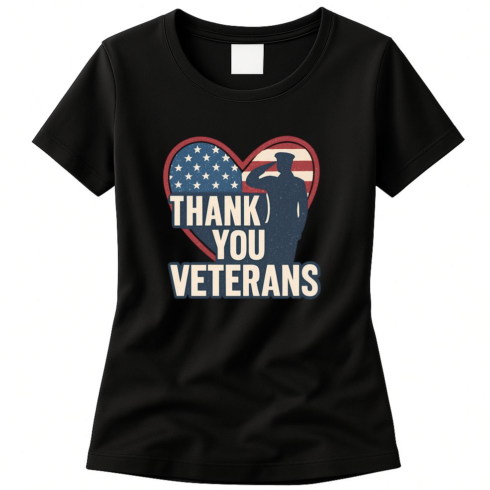 Thank You Veterans Womens T-Shirt