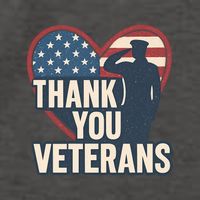 Thank You Veterans Vector Backpack