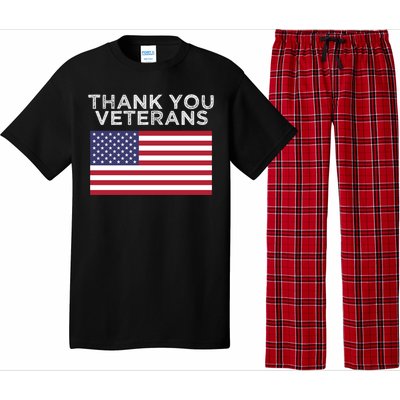 Thank You Veterans For Veterans Day Gift Pajama Set