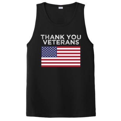 Thank You Veterans For Veterans Day Gift PosiCharge Competitor Tank