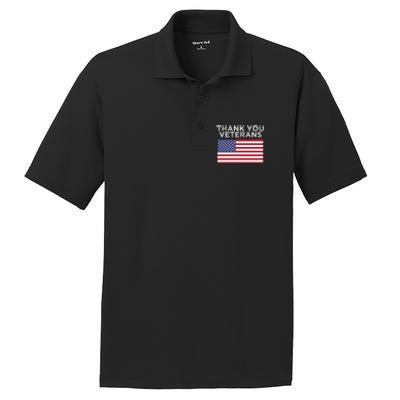 Thank You Veterans For Veterans Day Gift PosiCharge RacerMesh Polo