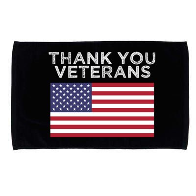 Thank You Veterans For Veterans Day Gift Microfiber Hand Towel