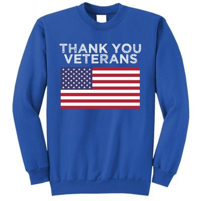 Thank You Veterans For Veterans Day Gift Sweatshirt