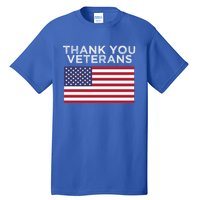 Thank You Veterans For Veterans Day Gift Tall T-Shirt