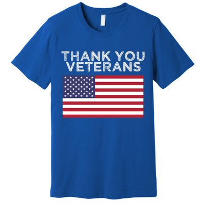 Thank You Veterans For Veterans Day Gift Premium T-Shirt