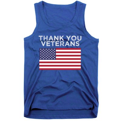 Thank You Veterans For Veterans Day Gift Tank Top