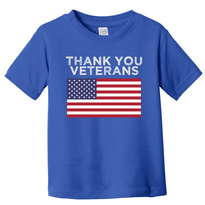 Thank You Veterans For Veterans Day Gift Toddler T-Shirt