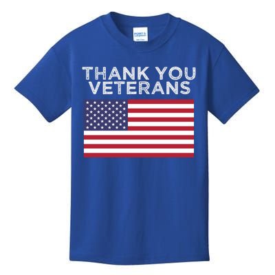 Thank You Veterans For Veterans Day Gift Kids T-Shirt