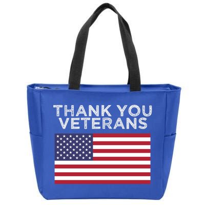 Thank You Veterans For Veterans Day Gift Zip Tote Bag