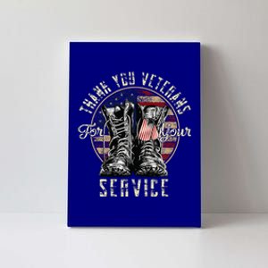 Thank You Veterans For Your Service Veterans Day Canvas