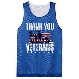 Thank You Veterans Day Memorial Day Partiotic Military Usa Mesh Reversible Basketball Jersey Tank