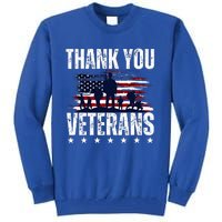 Thank You Veterans Day Memorial Day Partiotic Military Usa Tall Sweatshirt