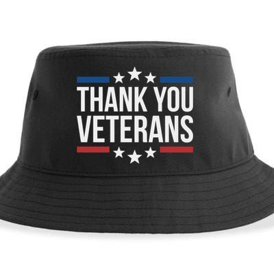 Thank You Veterans Gift Sustainable Bucket Hat