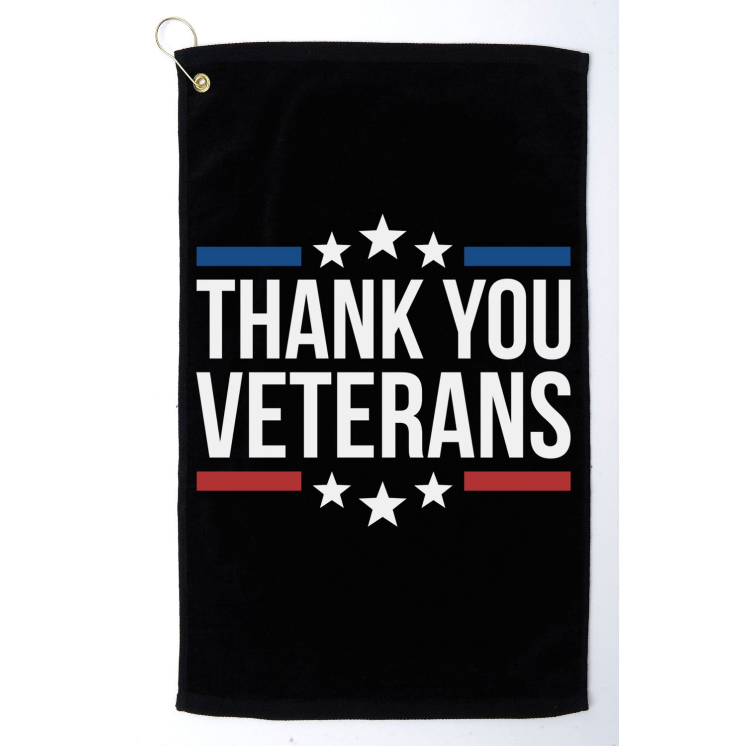 Thank You Veterans Gift Golf Towel