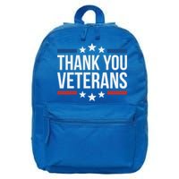 Thank You Veterans Gift 16 in Basic Backpack